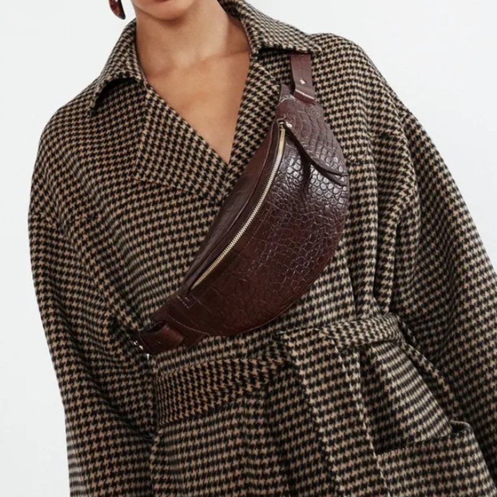 Nanushka Embossed Lubo belt bag